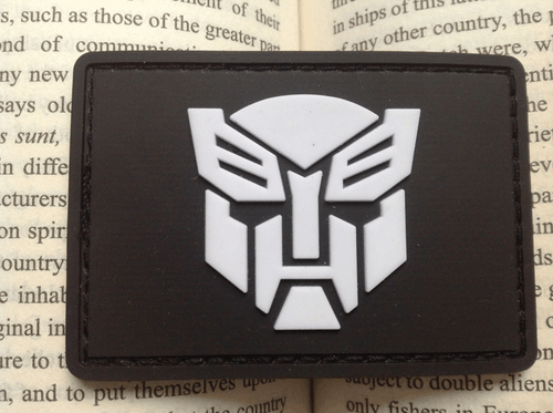Righteous Robot fighter Autobots US ARMY BADGE 3D PVC RUBBER PATCH - Picture 2 of 6