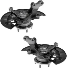 Front Steering Knuckles & Wheel Hub Bearings Set for 2012-2017 Toyota Camry 2.5L