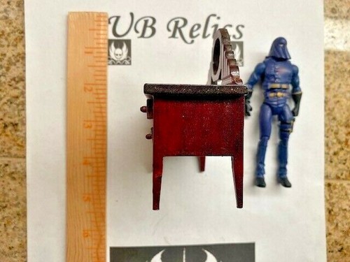 1/12 5"6" 1/18 4" 3 3/4" SCALE GI JOE COBRA Furniture Dollhouse SMALL DESK - Picture 2 of 4