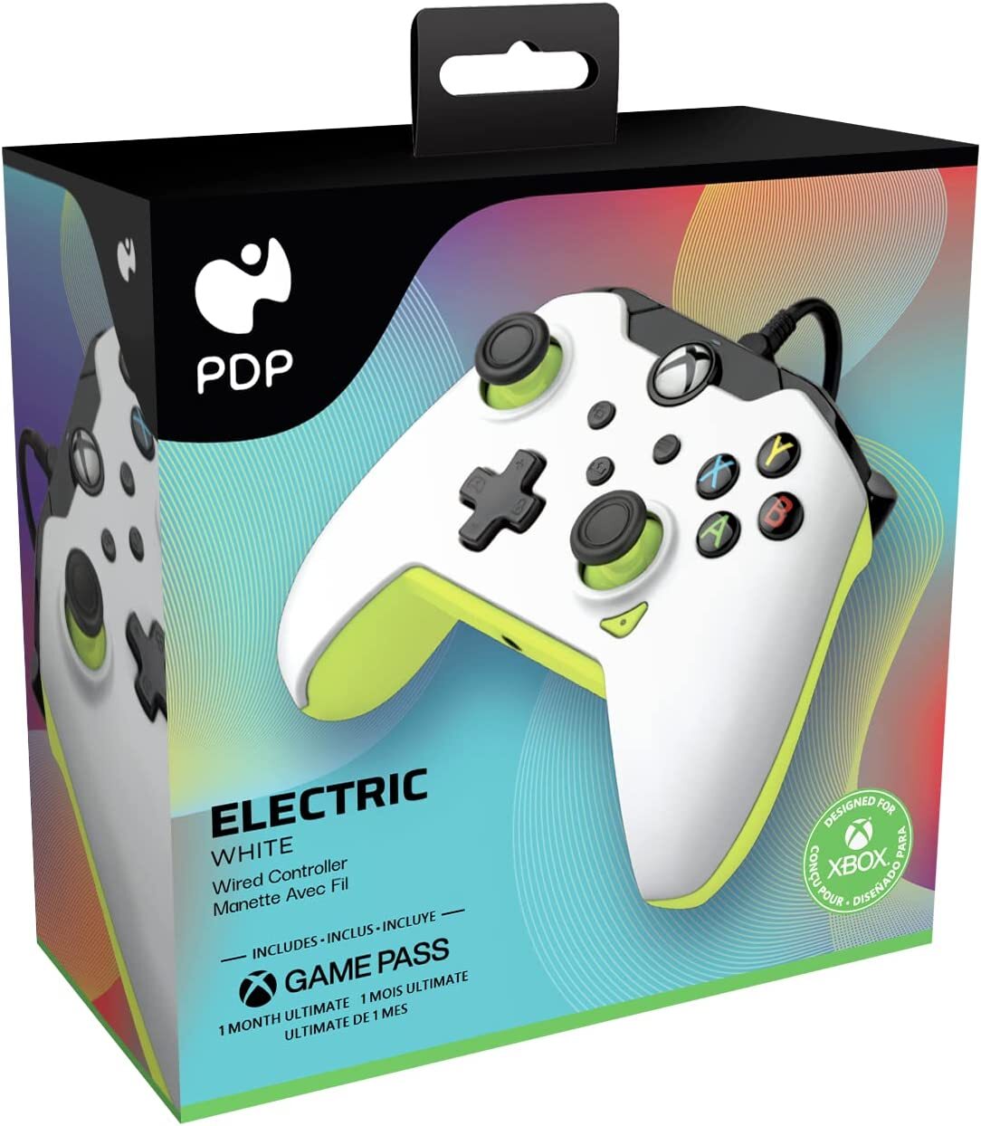 Xbox Series X | S Wired Controller Electric White - Officially Licenced by PDP