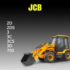Workshop Manual for JCB 2D 2DS 3 3C 3CS 3D 700 Loader USB stick