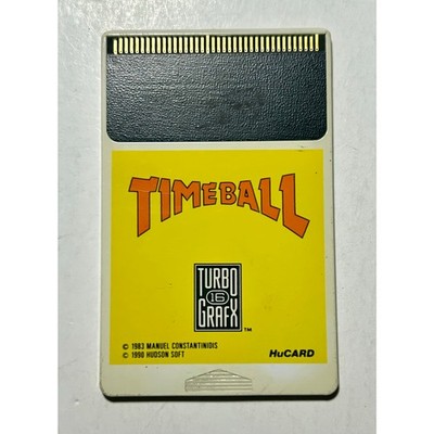 Timeball (TurboGrafx-16) Authentic Works Great Nice Shape!