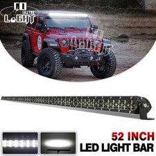 Roof 52inch Dual Row Led Work Light Bar Off Road Spot Flood Combo Driving Suv 50
