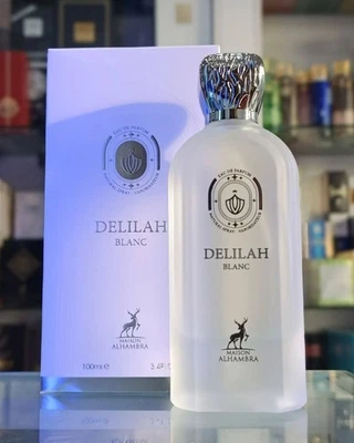 LATTAFA 100ML DELILAH BLANC EDP SPRAY FOR WOMEN BY MAISON ALHAMBRA GENUINE BARGAIN WOW!!