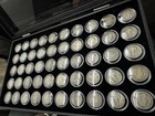 Amazing Collection Of 50 Silver Quarter Dollars * List Of Coins In Description*