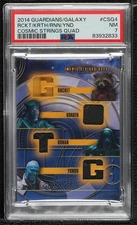 2014 Marvel Guardians of the Galaxy Rocket Raccoon Korath Ronan Yondu PSA 7 13xi