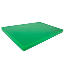 Restaurant Thick Green Plastic Cutting Board, 18 x 12 x 1 Inch Superior HDPP ...
