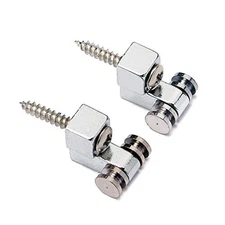 Alnicov 1Pair Guitar Roller String Trees Retainers,String Guides With Screws 