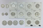Constitutional 90% Silver Coin Lot Bullion Mercury Barber Dime Quarter Half OLD