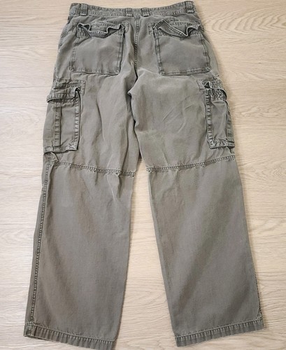 Vintage Old Navy Pants Mens 34x31 Cargo Paratrooper Surplus Military Y2K Utility - Picture 2 of 12