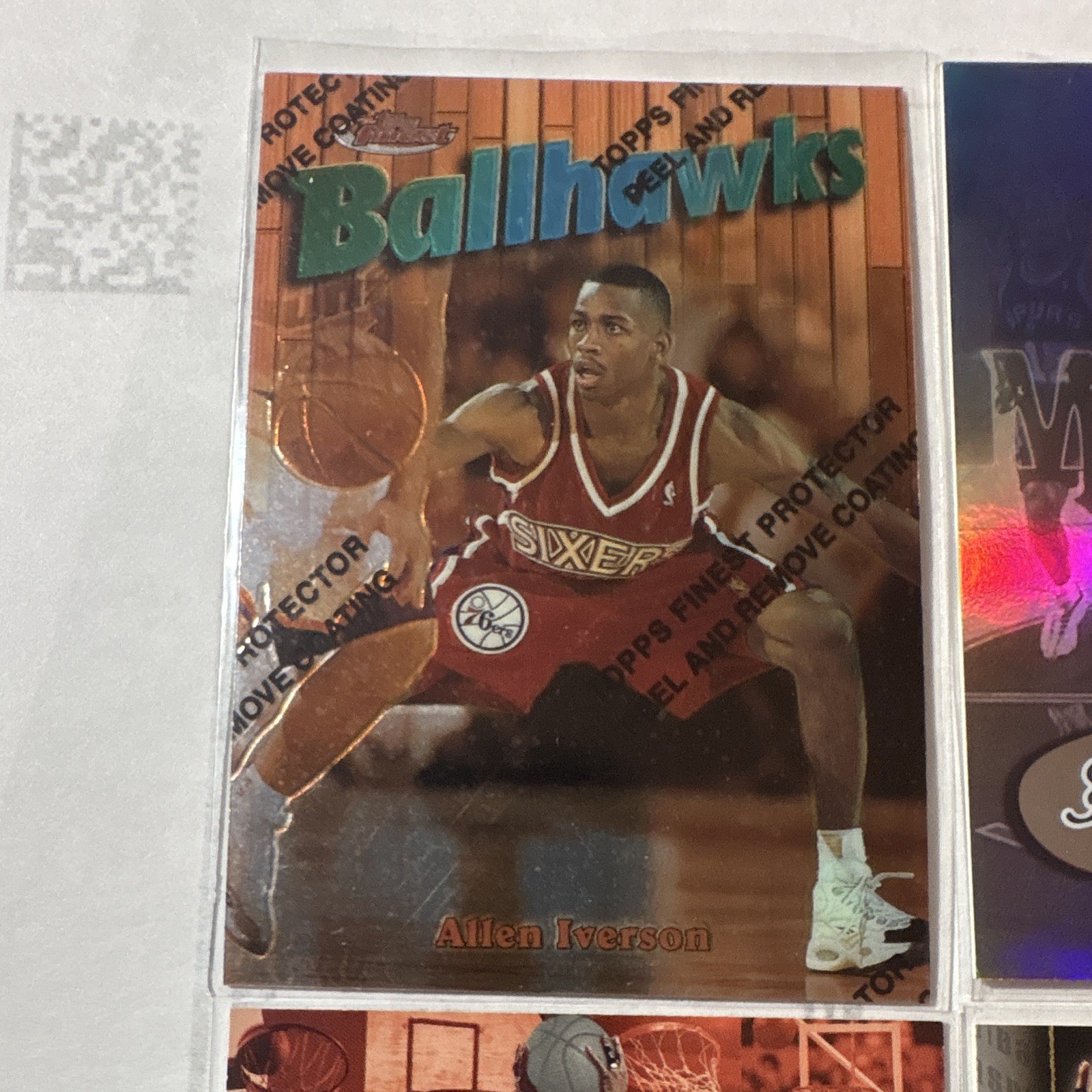 Allen Iverson 76ers 1998-99 Insert 6-Card Lot Topps Ballhawks Fleer ...