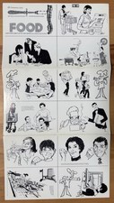 Harry Volk Clip Book Of Line Art FOOD #539 (1970) ADVERTISING NEWSPAPER