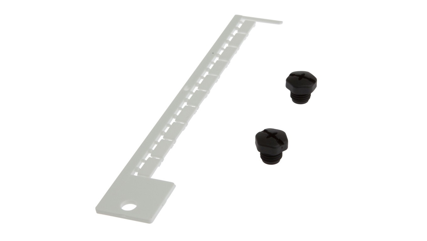 Label material, label, 2.5x10x5mm, plastic AV000134