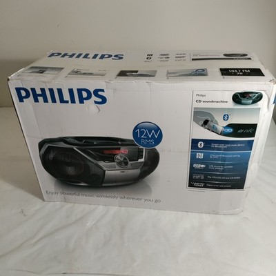 Philips AZ700T Sound Machine w Bluetooth Boom Box Radio Portable Brand New