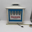 Vintage 1960s 1970s Hamms Beer Sign Lighted 14.75” x 17 for restoration