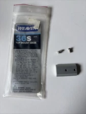 Weaver 36S Silver Top Mount Base Remington Weatherby 48005