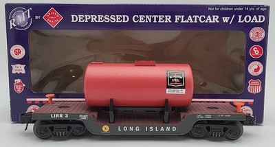 Aristo Craft O Gauge Long Island Depressed Flatcar w/ Load #3 EX/Box