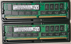 64GB (2x32GB) SK Hynix DDR4-2400T RDIMM PC4-19200 ECC Registered Server RAM HMA8