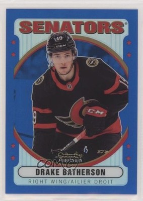 2021 O-Pee-Chee Platinum Retro Blue Rainbow 139/199 Drake Batherson #R-32 0vz4