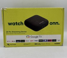 Onn 4k Pro Google Tv Streaming Device W Dolby Atmosdolby Vision
