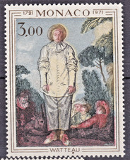 TIMBRE 1972 MONACO TABLEAU N° 878-N**TB-VOIR SCAN-