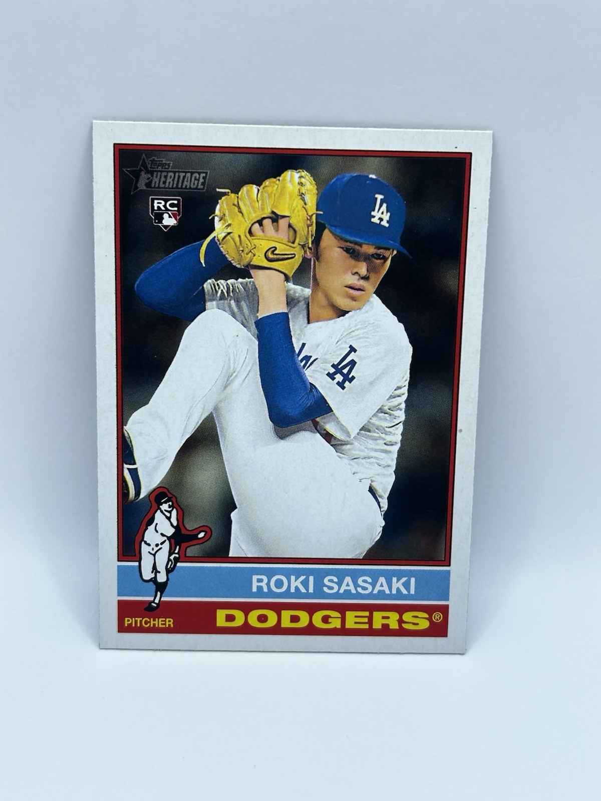 2025 Topps Heritage Roki Sasaki #224 Rookie RC Los Angeles Dodgers