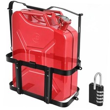Jerry Gas Can Holder Rack with Combination Lock, 1 pack-with combination lock