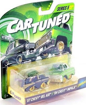 2025 Car Tuned (Low Riders) Series-5 (2-Pack) 57 Chevy Bel Air/'64