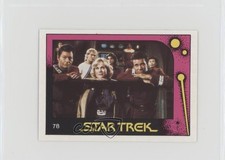 1982 Monte Gum Star Trek II The Wrath of Khan Star Trek #78 2xw