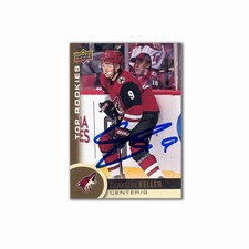 2017-18 UD Top Rookies #TR-10 CLAYTON KELLER Autographed Rookie Card