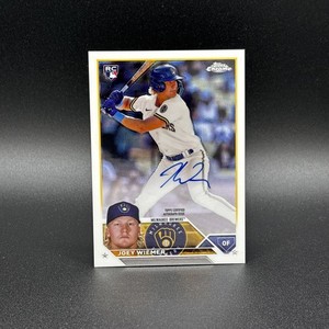 2023 Topps Chrome Joey Wiemer Rookie Auto RC Rookie #RA-JW Brewers