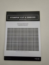 Stampin' Up Forever Plaid 3D Embossing Folder New