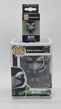 Funko Pop Combo - NFL Seattle Seahawks Mascot: Blitz - 1 Regular & 1 Keychain!