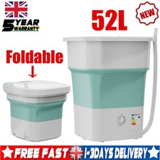 Washer Spin Dryer Small 52L Foldable Travel Portable Washing Machine-Mini Washer