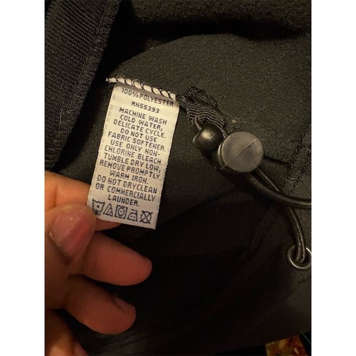 Vantage Men's XL Black Windbreaker Jacket Casual Fall Zip-Up - Picture 7 of 10