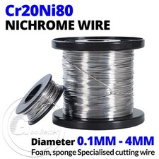 Nichrome Wire Resistance Nickel Chrome Heating Element Hot Cutting &Oslash; 0.1mm - 4mm
