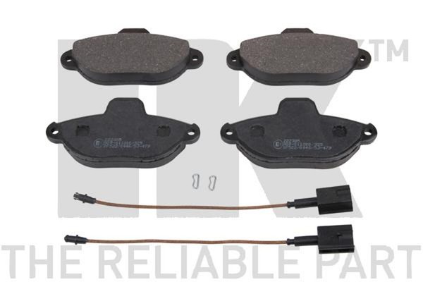 Bremsbelagsatz Scheibenbremse NK 222385 FüR Fiat RU8 500 KA Ford 312AXA1A LPG-image