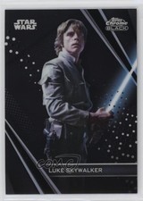 2023 Topps Chrome Black Star Wars Luke Skywalker 49 09p1
