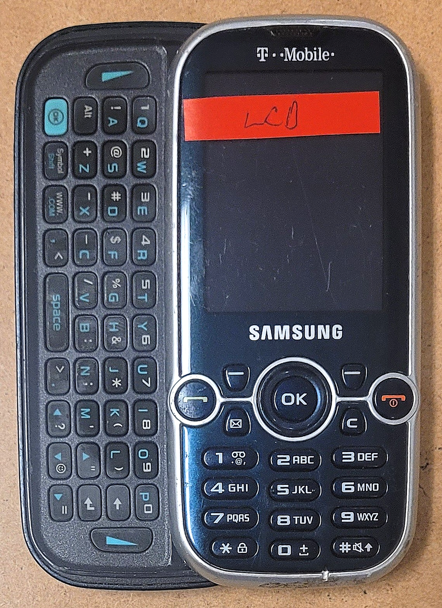 【中古】 Ｍｏｂｉｌｅ　Ｇｅａｒバイブル ＭＳーＤＯＳ版/ＳＢクリエイティブ/ＦＮＥＣＭＣ Samsung Gravity 2 II SGH-T469 - Blue and Silver ( T-Mobile ) Rare
