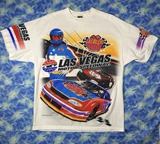 Vintage Las Vegas 400 Tshirt All Over Print 1999 Size XXL Racing Shirt USA Made