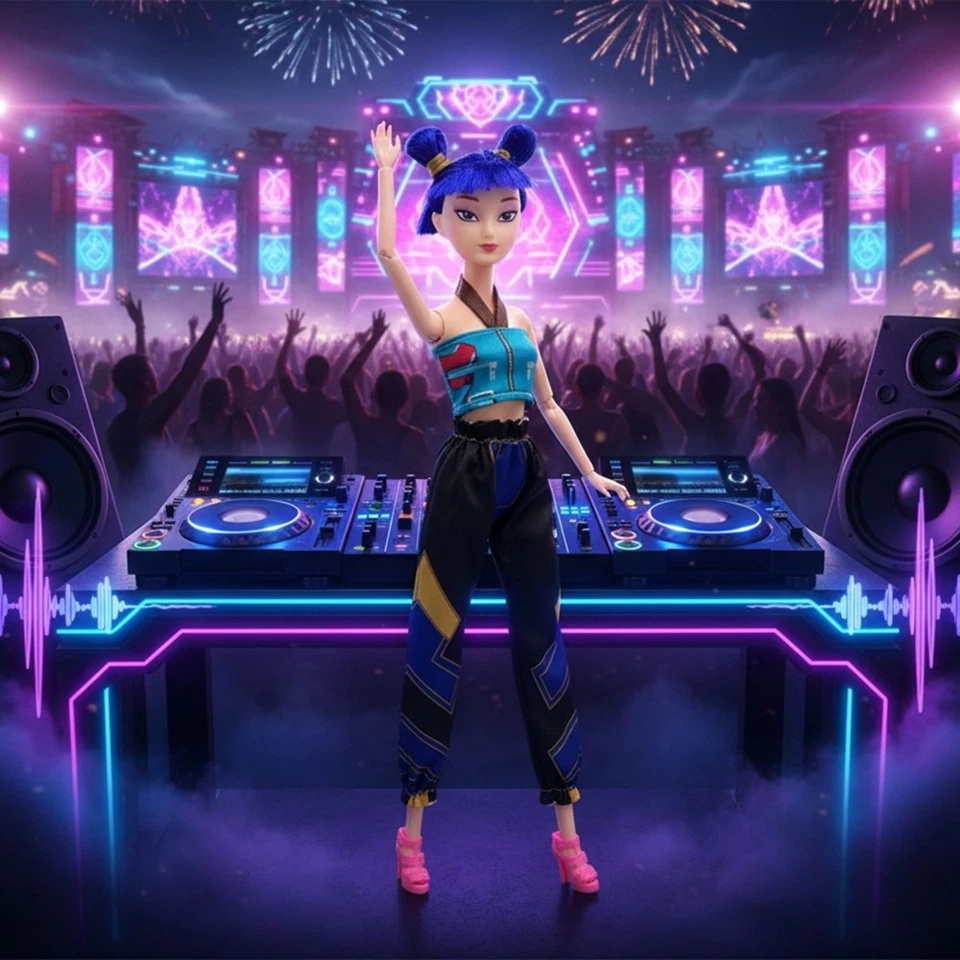 3PCS Cosplay Kpop Demon Hunters Dolls Moveable Joint Collectible Figure - image 4 of 4