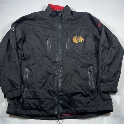 Fanatics Authentic Pro Chicago blackhawks hockey jacket full zip pockets NHL XL