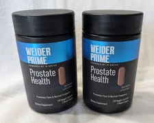 2X Weider Prime Prostate Health - with N.O. Boost, 120 Veggie Capsules 07/2026