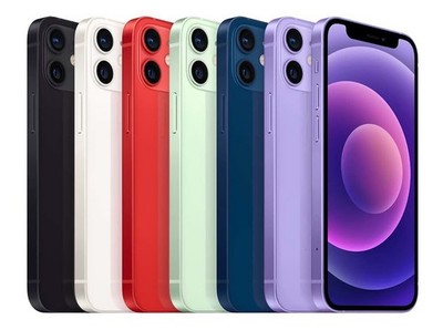 Apple iPhone 12 mini 64GB Black White Red Green Purple (Unlocked) - Acceptable