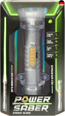  Goliath POWER SABER Grün - Laserschwert für Kinder ab 6 Jahren, Automatisch a 