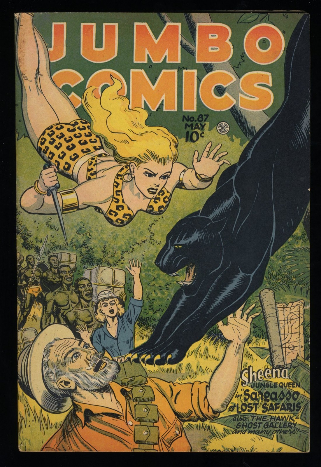 Jumbo Comics #87 FN+ 6.5 Fiction House 1946