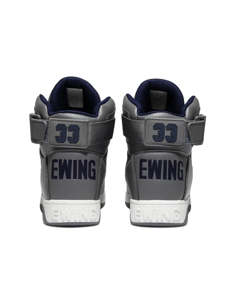 PATRICK EWING ATHLETICS 33 HI x ORION REBOUND Grey/Navy/White 1RBE001-468 - Image 3 of 4