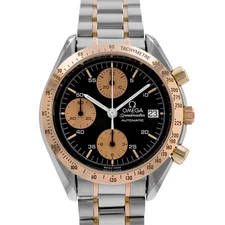 Omega Speedmaster Date 3316.50 39mm Steel Rose Gold Automatic Mens Watch