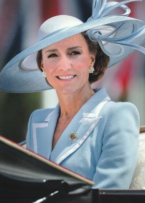 ***ORIGINAL POSTCARD-2026***PRINZESSIN KATE-WALES-WINDSOR-ADEL-LONDON-ROYAL