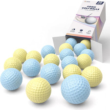 20 or 40 Pack Foam Golf Balls, Limited Flight, Macaron Mixed Colors